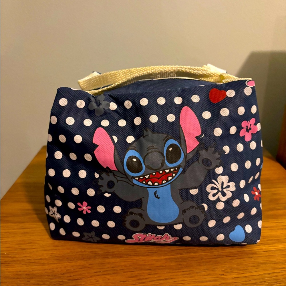 Disney Stitch Polka Dot Insulated Bag Lunch Bag